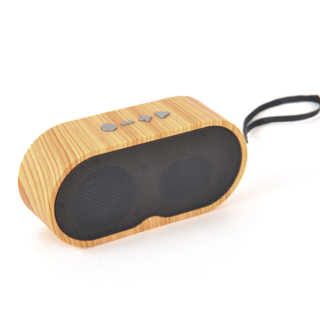 Alto-falante Bluetooth de madeira