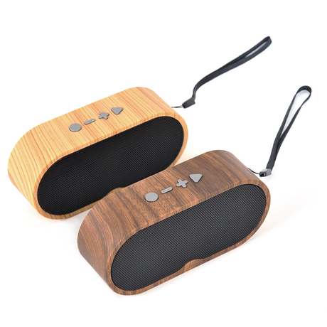 Alto-falante Bluetooth de madeira