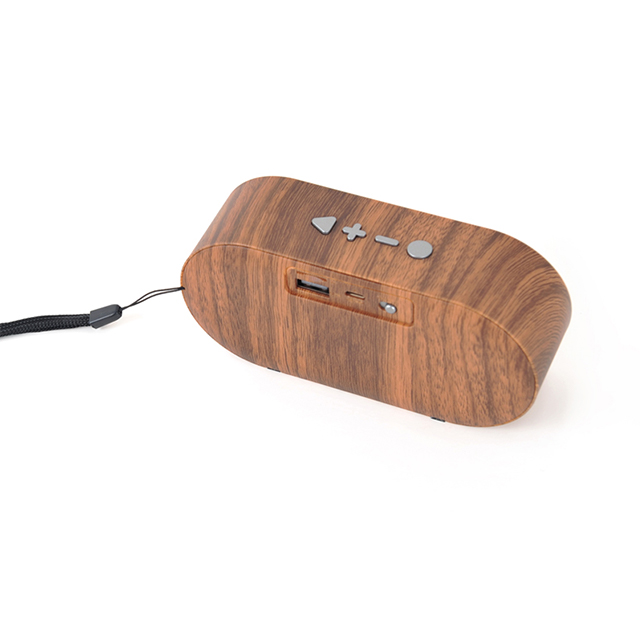 Alto-falante Bluetooth de madeira